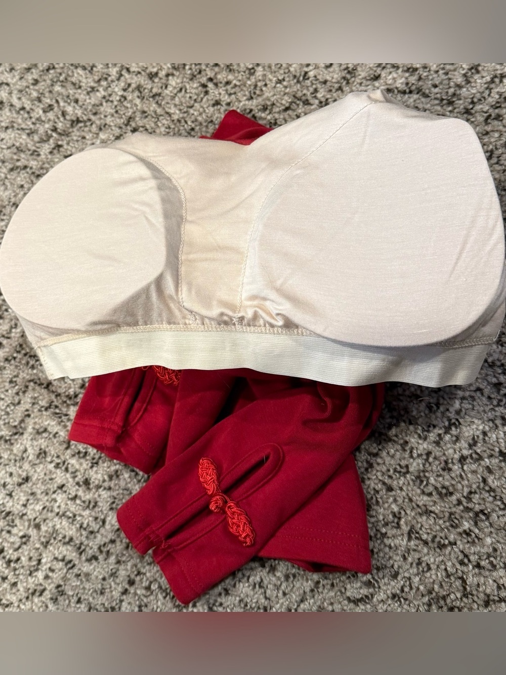 OGL Red Long Sleeve with built in Bra - Picture 4 of 4
